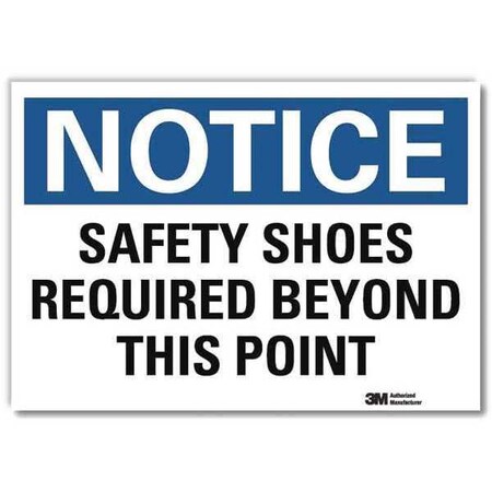 NoticeSign, ReflecSelfAdhVinyl, 10inWx7inH, U5-1507-RD_10X7 MPN:U5-1507-RD_10X7