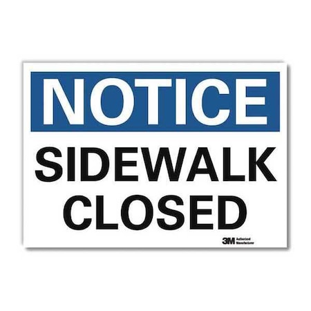 Reflective Pedestrian Traffic Label, 5 in H, 7 in W, Aluminum, Horizontal Rectangle, U5-1515-RD_7X5 MPN:U5-1515-RD_7X5