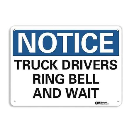 Non-reflective Loadiing & Unloading Sign, 7 in H, 10 in W, Aluminum, Vertical U5-1580-NA_10x7 MPN:U5-1580-NA_10x7