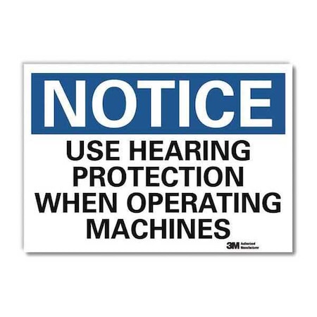 NoticeSign, ReflcSelfAdhVinyl, 14inWx10inH, U5-1593-RD_14X10 MPN:U5-1593-RD_14X10