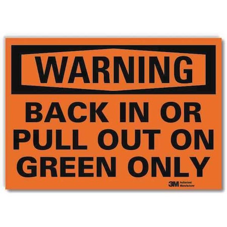 Warning Sign, 10 in H, 14 in W, Aluminum, Horizontal Rectangle, English, U6-1033-RD_14X10 MPN:U6-1033-RD_14X10