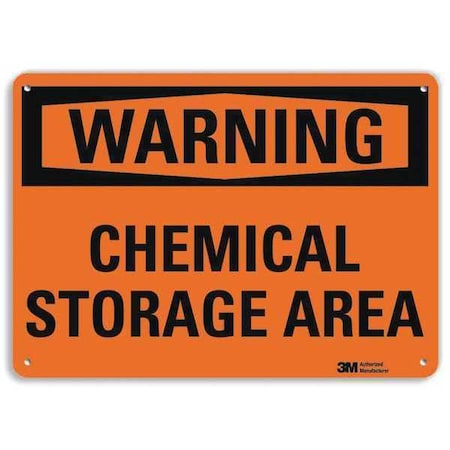 Warning Sign, 7 in H, 10 in W, Vertical Rectangle, English, U6-1041-RA_10X7 MPN:U6-1041-RA_10X7
