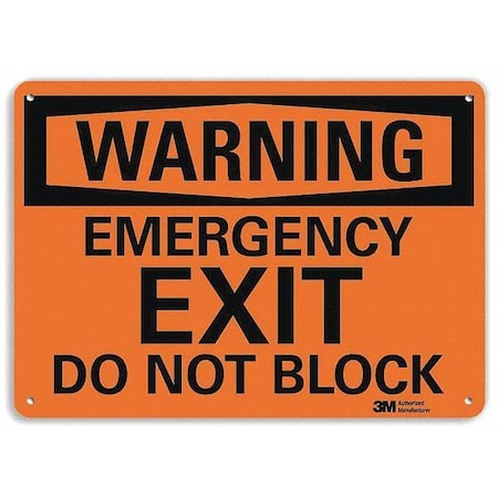 Exit Sign, Recycled Aluminum, 10