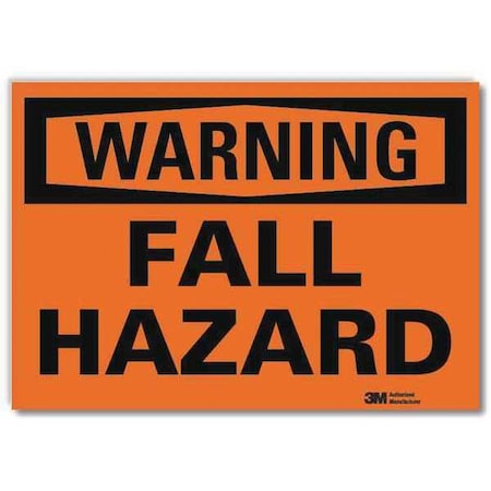Warning Sign, 10 in Height, 14 in Width, Reflective Sheeting, Horizontal Rectangle, English MPN:U6-1086-RD_14X10