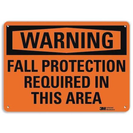 Plastic Warning Sign, 4 Holes, 10