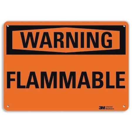 Warning Sign, 7 in H, 10 in W, Plastic, Vertical Rectangle, English, U6-1089-NP_10X7 MPN:U6-1089-NP_10X7