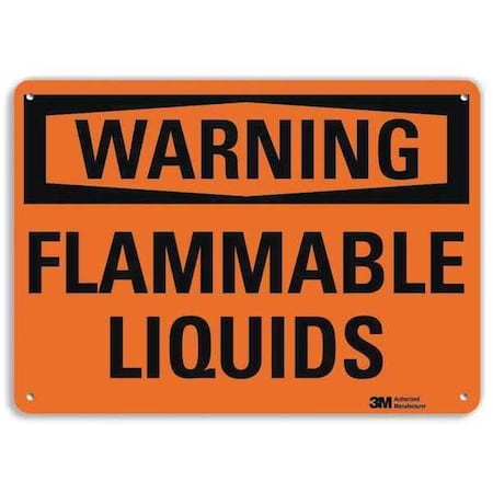 Warning Sign, 7 in H, 10 in W, Plastic, Vertical Rectangle, English, U6-1092-NP_10X7 MPN:U6-1092-NP_10X7