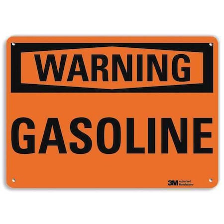 Warning Sign, 7 in H, 10 in W, Vertical Rectangle, English, U6-1096-NA_10x7 MPN:U6-1096-NA_10x7