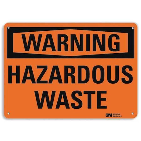Security Sign, 7 in H, 10 in W, Plastic, Vertical Rectangle, English, U6-1111-NP_10X7 MPN:U6-1111-NP_10X7