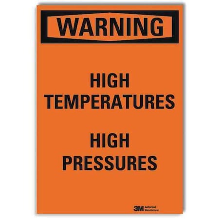 Security Sign, 14 in H, 10 in W, Reflective Sheeting, Vertical Rectangle, English, U6-1118-RD_10X14 MPN:U6-1118-RD_10X14