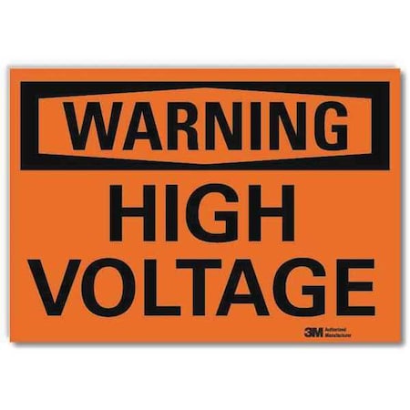 Warning Sign, 7 in Height, 10 in Width, Reflective Sheeting, Vertical Rectangle, English MPN:U6-1119-RD_10X7