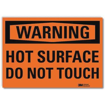 Warning Sign, 7 in H, 10 in W, Reflective Sheeting, Vertical Rectangle, English, U6-1125-RD_10X7 MPN:U6-1125-RD_10X7