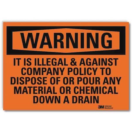 Security Sign, 10 in H, 14 in W, Horizontal Rectangle, English, U6-1131-RD_14X10 MPN:U6-1131-RD_14X10