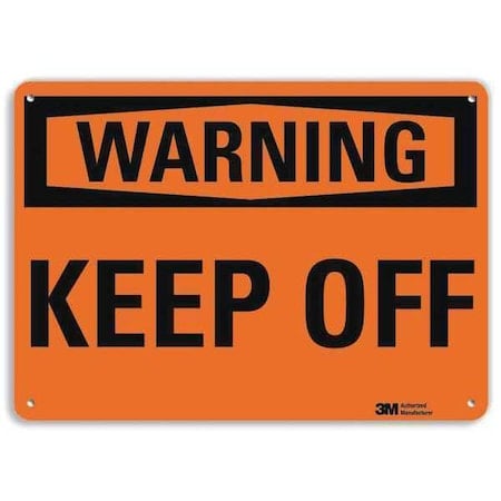 Security Sign, 7 in H, 10 in W, Plastic, Vertical Rectangle, English, U6-1142-NP_10X7 MPN:U6-1142-NP_10X7