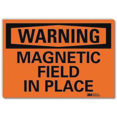 Radiation & Laser Sign, 5 in H x 7 in W, Reflective Sheeting, Horizontal Rectangle MPN:U6-1157-RD_7X5