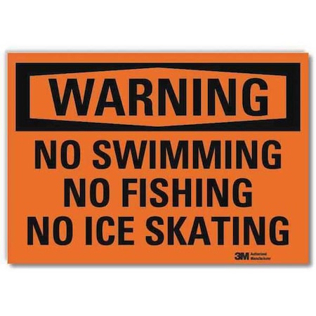 Security Sign, 5 in Height, 7 in Width, Reflective Sheeting, Horizontal Rectangle, English MPN:U6-1177-RD_7X5