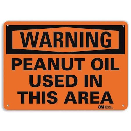Security Sign, 7 in H, 10 in W, Plastic, Vertical Rectangle, English, U6-1193-NP_10X7 MPN:U6-1193-NP_10X7