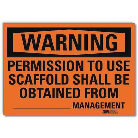 Security Sign, 7 in Height, 10 in Width, Reflective Sheeting, Vertical Rectangle, English MPN:U6-1196-RD_10X7
