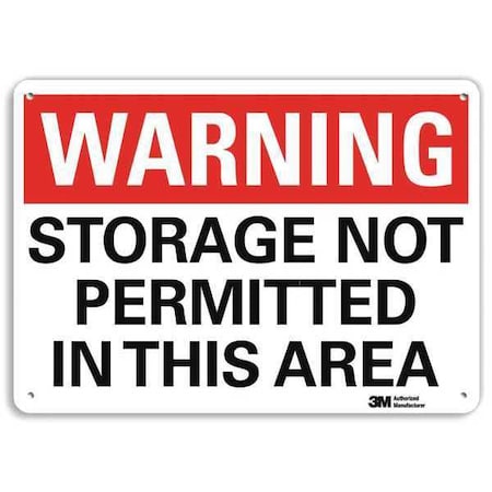 Facility Sign, 7 in H, 10 in W, Plastic, Vertical Rectangle, English, U6-1230-NP_10X7 MPN:U6-1230-NP_10X7