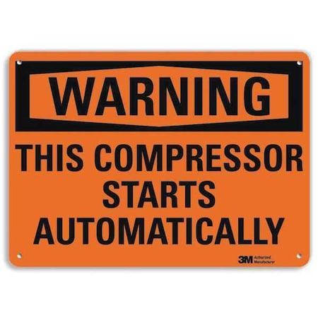 Warning Sign, Personal Protection, English, U6-1240-RA_10X7 MPN:U6-1240-RA_10X7