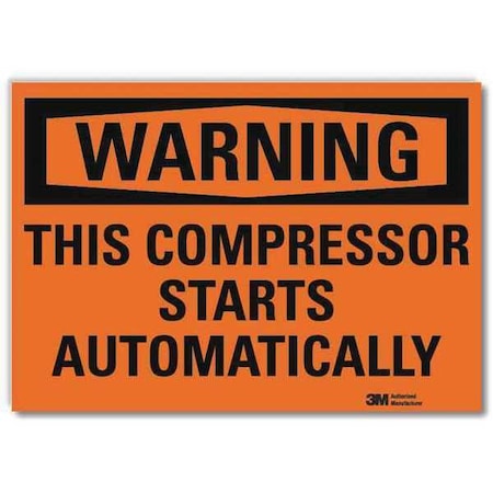 Security Sign, 10 in Height, 14 in Width, Reflective Sheeting, Horizontal Rectangle, English MPN:U6-1240-RD_14X10