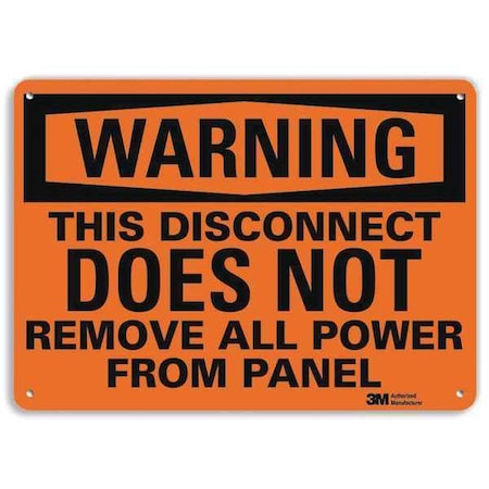 Warning Sign, Mchine and Operational, 7inH, U6-1241-RA_10X7 MPN:U6-1241-RA_10X7