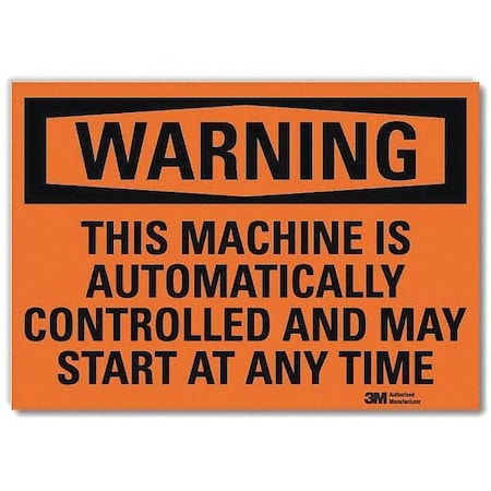 Security Sign, 10 in Height, 14 in Width, Reflective Sheeting, Horizontal Rectangle, English MPN:U6-1249-RD_14X10