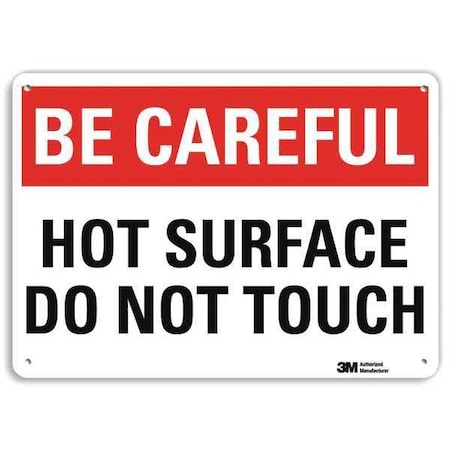 Safety Sign, 7 in H, 10 in W, Plastic, Vertical Rectangle, English, U7-1015-NP_10X7 MPN:U7-1015-NP_10X7