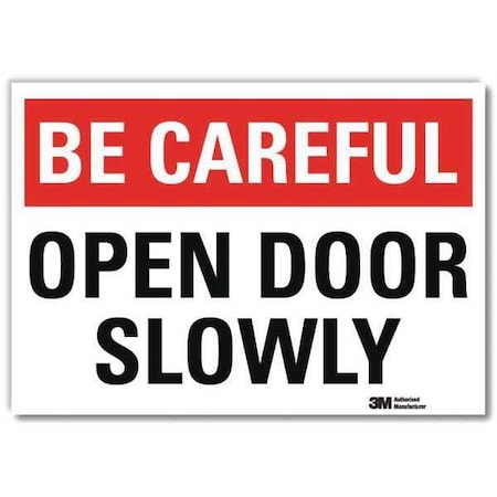 Safety Decal, 10 in H, 14 in W, Reflective Sheeting, Horizontal Rectangle, English, U7-1022-RD_14X10 MPN:U7-1022-RD_14X10
