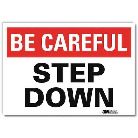 Safety Decal, 7 in H, 10 in W, Reflective Sheeting, Vertical Rectangle, English, U7-1038-RD_10X7 MPN:U7-1038-RD_10X7