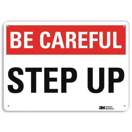 Safety Sign, 7 in H, 10 in W, Plastic, Vertical Rectangle, English, U7-1039-NP_10X7 MPN:U7-1039-NP_10X7