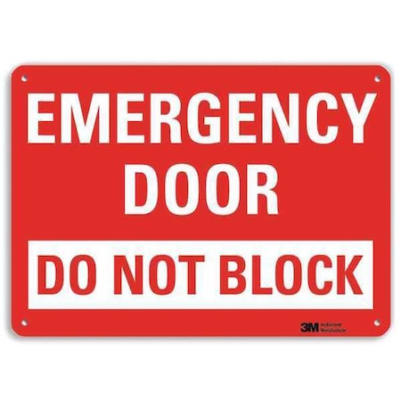 Plastic Emergency Exit Sign, 14