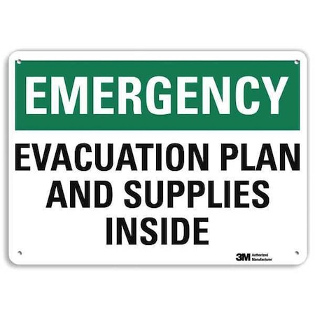 Plastic Safety Sign, 10