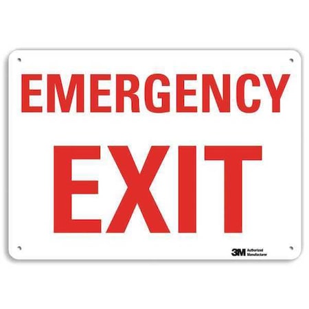 Exit Sign, Recycled Plastic, 10