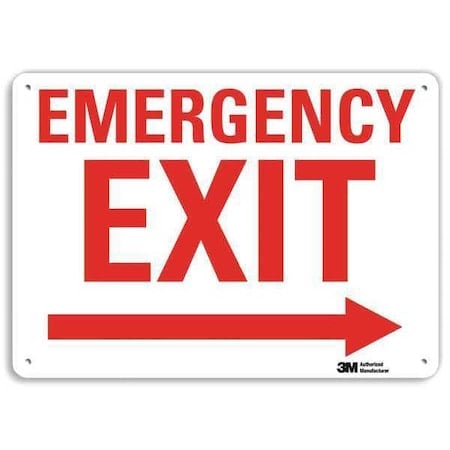 Exit Sign, Recycled Aluminum, 14
