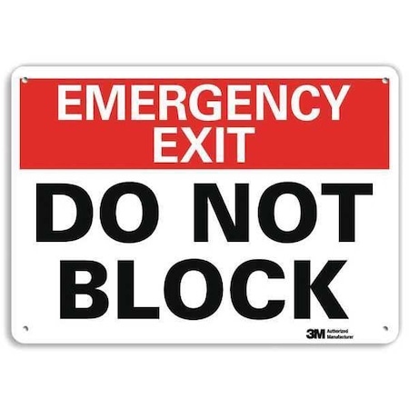 Exit Sign, Recycled Plastic, 10
