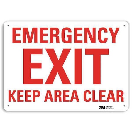 Exit Sign, Recycled Plastic, 14