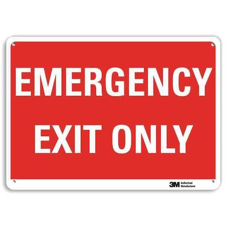 Exit Sign, Recycled Plastic, 14