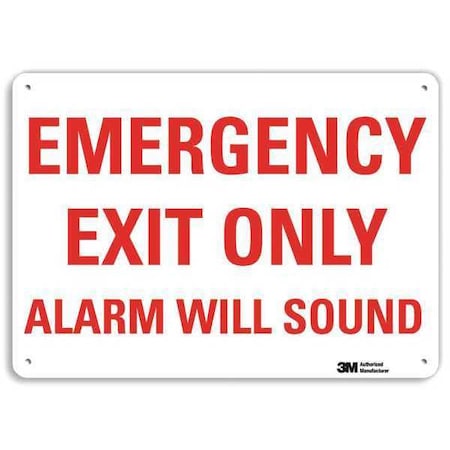 Exit Sign, Recycled Plastic, 14