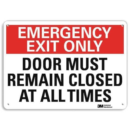 Exit Sign, Recycled Plastic, 14