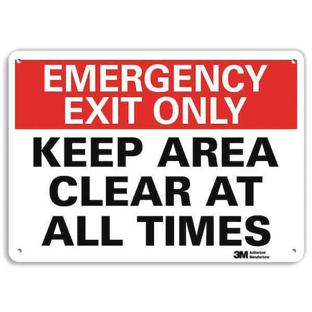 Exit Sign, Recycled Plastic, 10