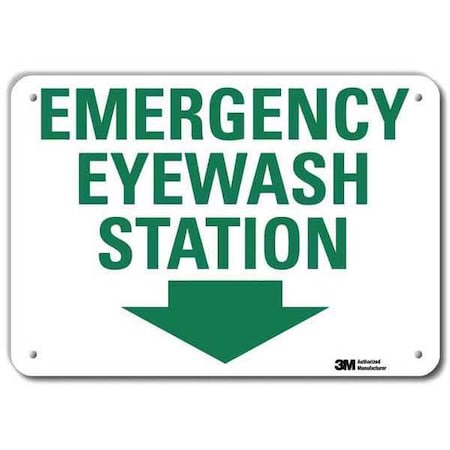 Emergency Eyewash Station, 7 in x 10 in, Vertical Rectangle, Plastic, U7-1107-NP_10X7 MPN:U7-1107-NP_10X7