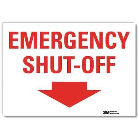 Safety Decal, Reflective Vinyl, 5inHx7inW, U7-1141-RD_7X5 MPN:U7-1141-RD_7X5