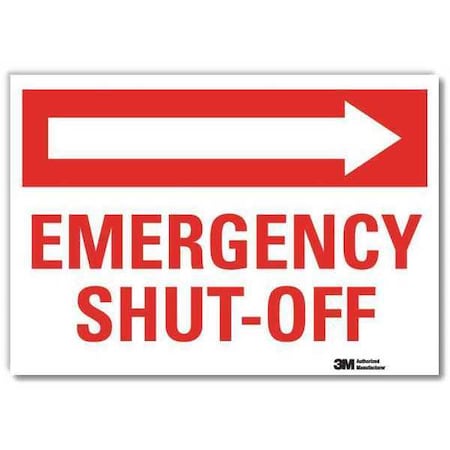 Safety Decal, Reflctv Vinyl, 10inHx14inW, U7-1142-RD_14X10 MPN:U7-1142-RD_14X10