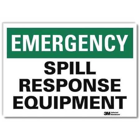 Emergency Spill Response Equipment, 5 in x 7 in, Reflective Sheeting, U7-1148-RD_7X5 MPN:U7-1148-RD_7X5