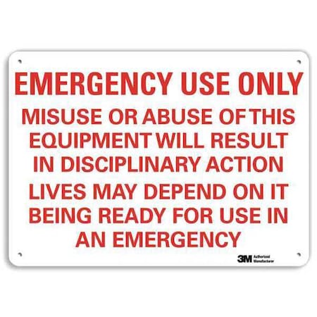Plastic Safety Sign, 14
