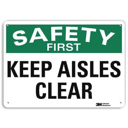 Caution Sign, 10 in H, 14 in W, Plastic, English, U7-1210-NP_14X10 MPN:U7-1210-NP_14X10