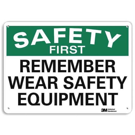 Plastic Safety Sign, 14