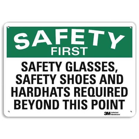 Plastic Safety Sign, 14