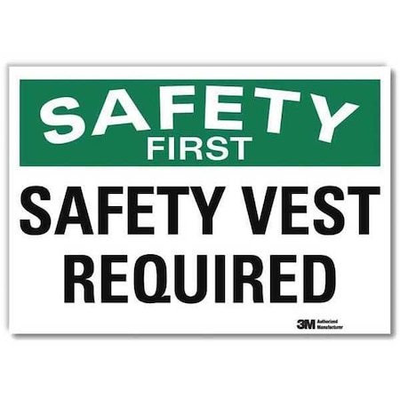 Safety Decal, Reflective Vinyl, 5inHx7inW, U7-1247-RD_7X5 MPN:U7-1247-RD_7X5